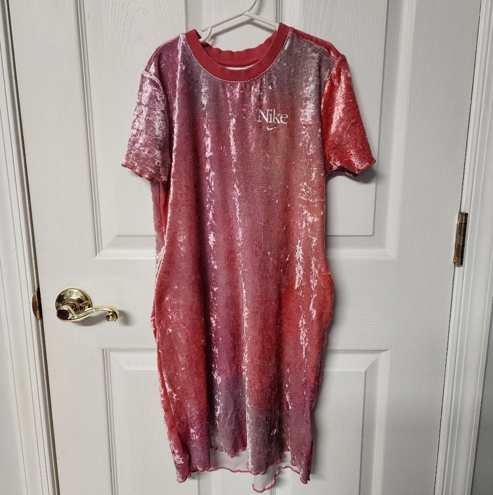 Buy 3, Get For $5 - Girls Nike Crushed Velvet Sportswear Dress - Medium